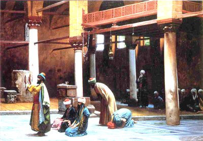 Gebet in einer Moschee, 1892 von Jean Leon Gerome